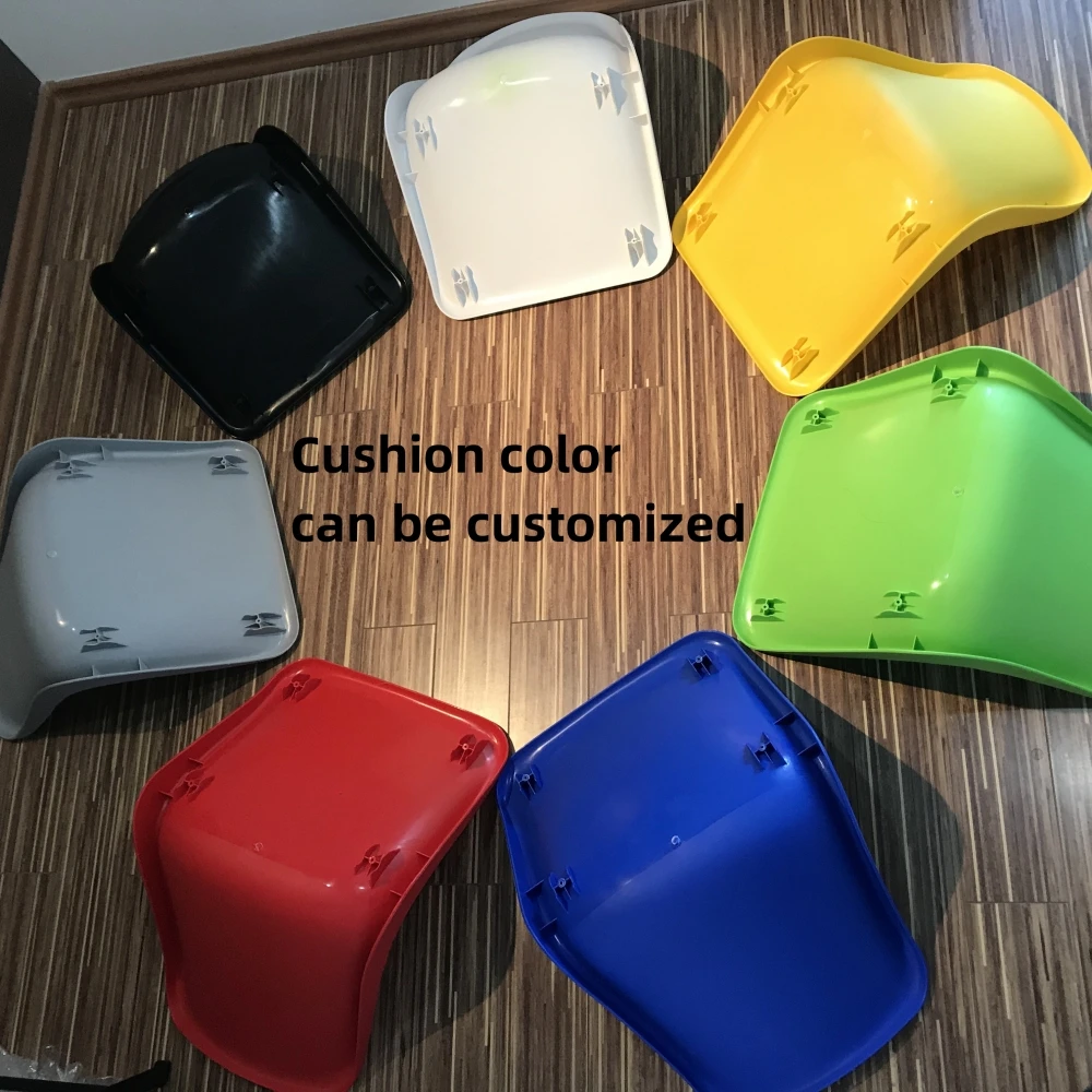 New Design Customized Indoor Living Party Restaurant Metal Hand Made Plastic Stackable Back High Barstool Bar Chair With Armrest