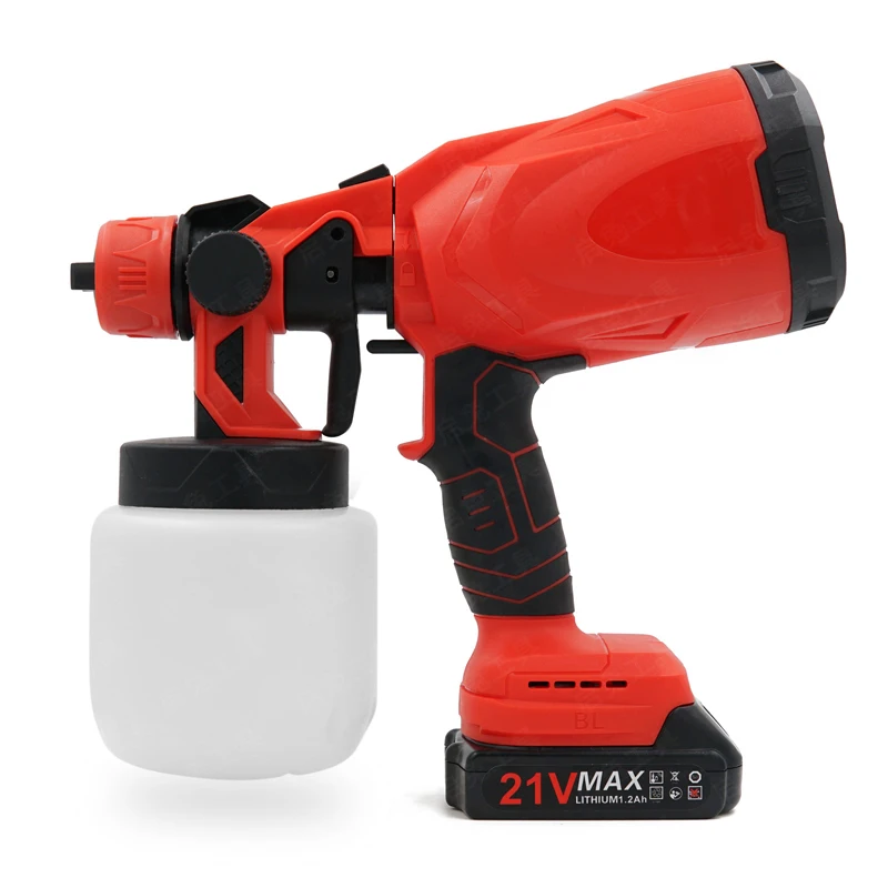 Newly Design SICO LI-ION HVLP High Capacity Cordless Brushless Paint Sprayer Electric Spray Gun