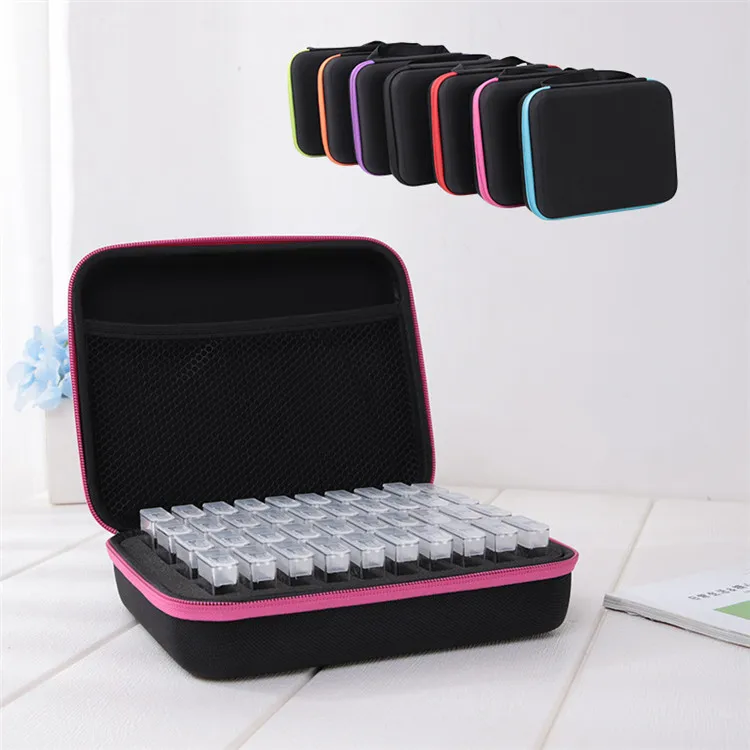 Direct Selling Diamond Painting Tools Kit Accessories Box 40 Grids Diamond Painting Storage Case