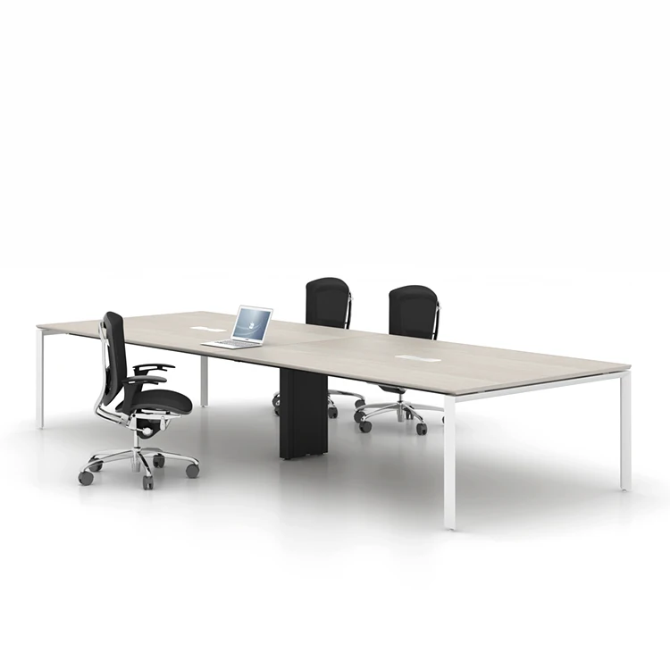 Современный дизайн Конференц-зал столы деревянный набор 3 м длиной 10 человек офисный стол для встреч