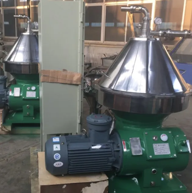 High efficiency automatic separating disc stack algae harvest centrifuge