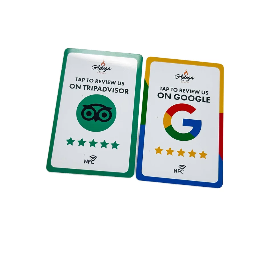 CR80 пластиковый программируемый QR-код Tap обзор NFC Карты 213/215/ 216 бизнес Google карты для социальных сетей
