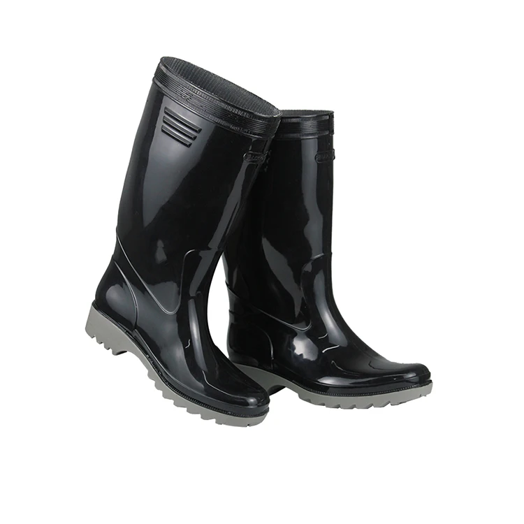 Suitable for factory agriculture fishing light wellington rain boots men and women PVC waterproof rubber rain boots