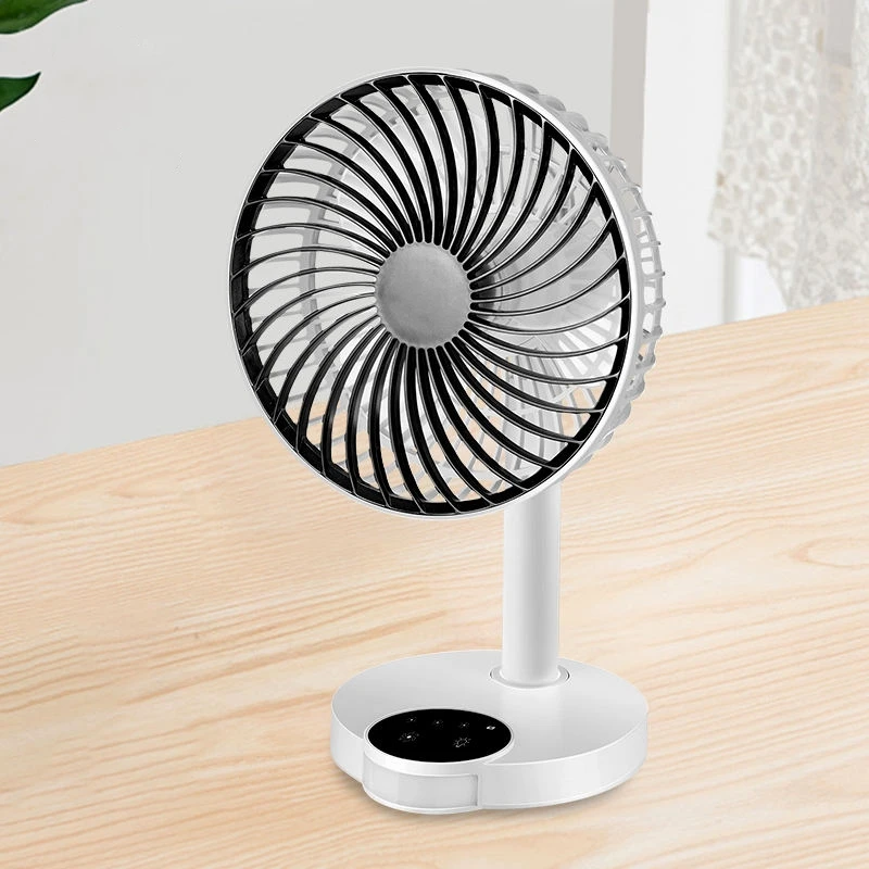 High Quality USB Desk Fan Angle Adjustable for Office 4000mah Rechargeable Mini Table Fan