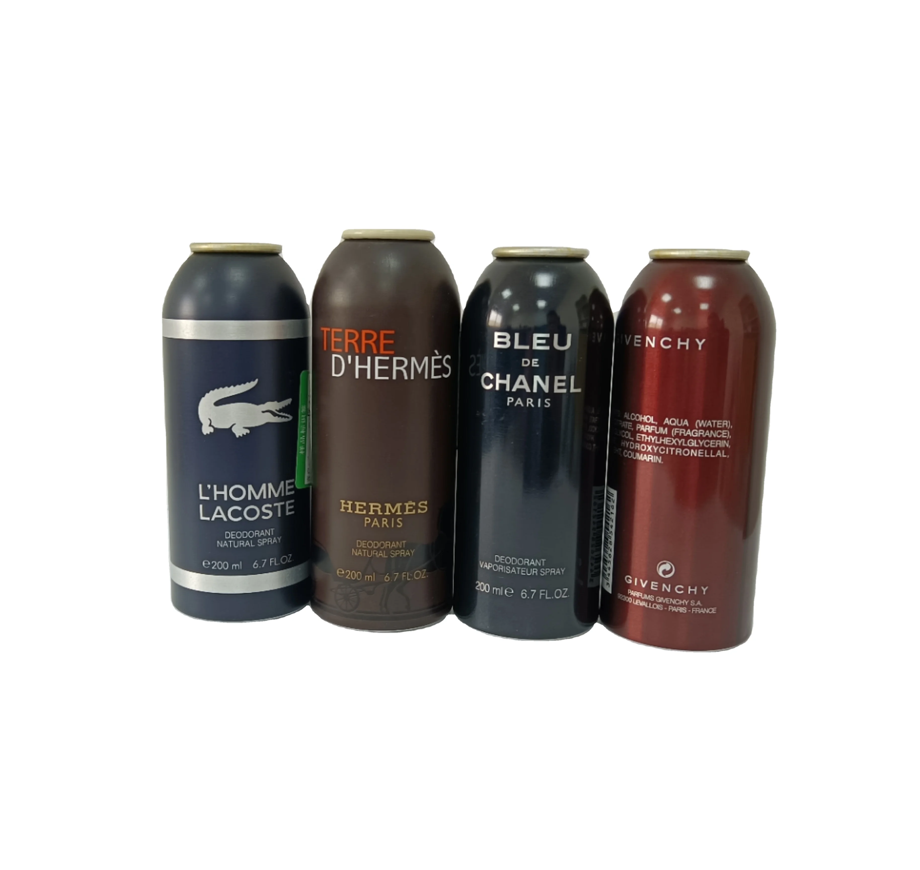 deodorant spray bottle aerosol can aluminum cylinder factory customization 200ml