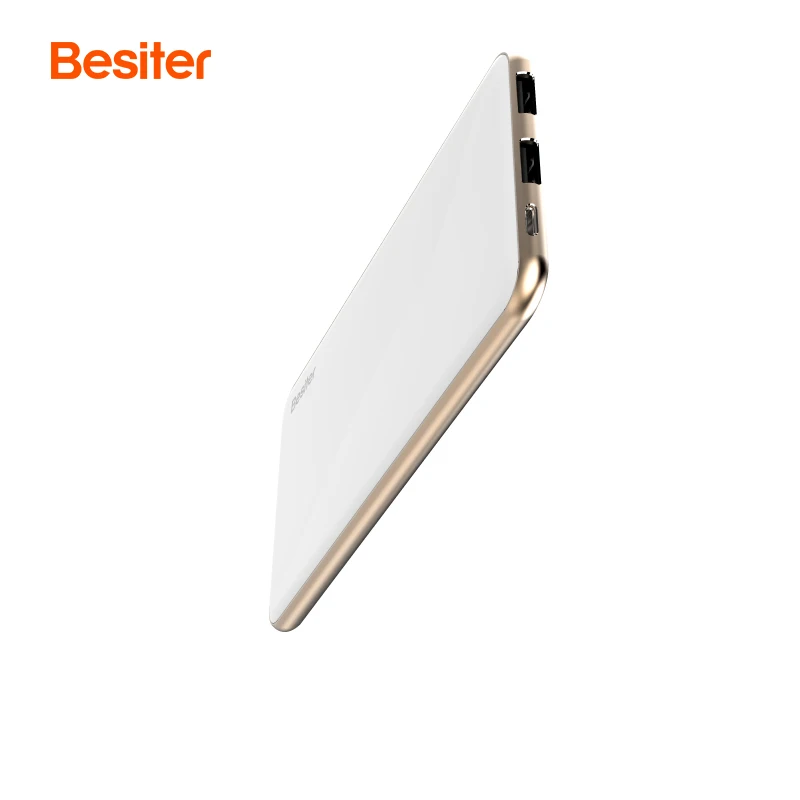 2021 classic Trending Product Mini li-ion polymer battery white 10000Mah portable Power bank Ultra thin for apple iphone