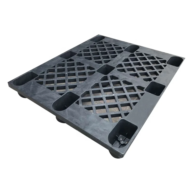 Plastic Pallets China Factory Cheap HDPE 4-Way Grid Nine Feet Plastic Pallet EPAL Size Export Stack Plastic Pallet Prices