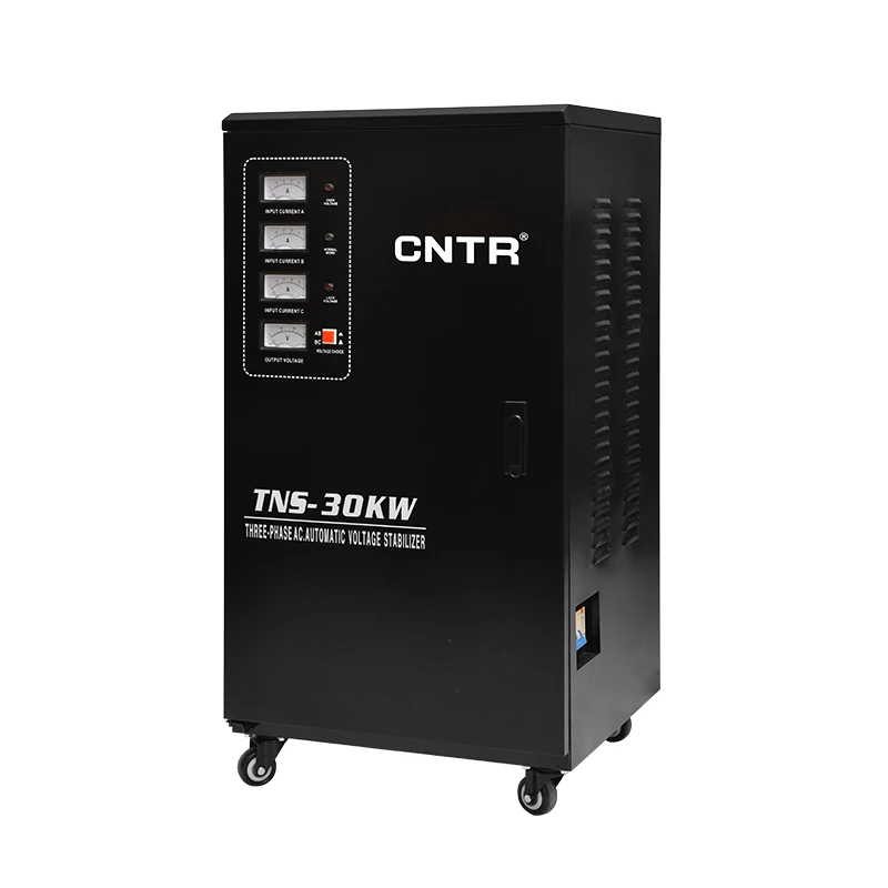 TNS-30KVA трехфазный 30000 Вт 380 В Аналоговый счетчик автоматический регулятор напряжения типа сервопривода