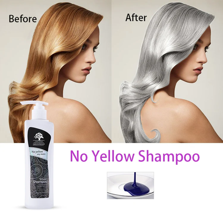 Бессульфат мерцающий светло фиолетовый серебристый окрашивающий тонер тонировка частная этикетка нет желтый фиолетовый шампунь для светлых волос