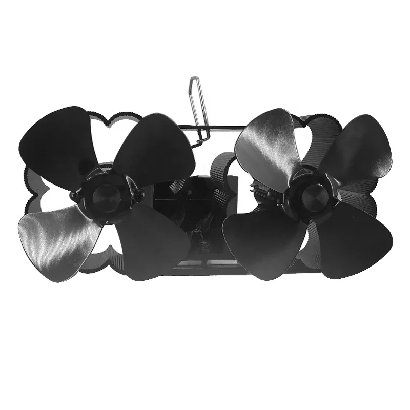 
New design 8-Blade Wall-Mounted Stove Fireplace Fan With Heat powered 