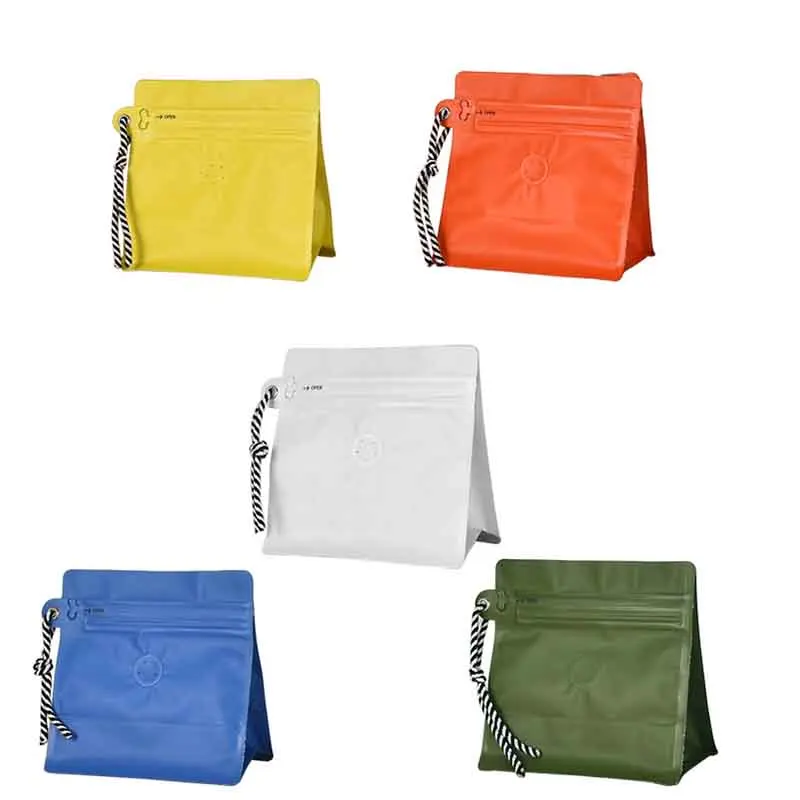 custom logo coffee beans plastic zipper bag with valve ,flat bottom aluminum coffee bean bags