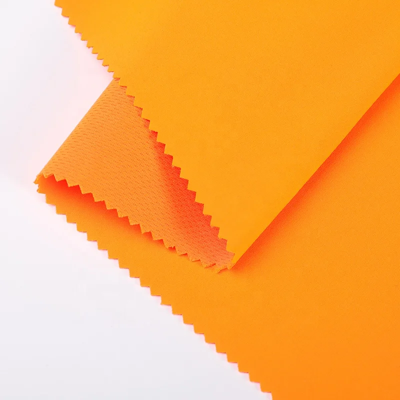 
China Factory 100D Soft shell 4 Way Stretch Fabric Bird Eye Sports Suits Mesh cloth Fabric 