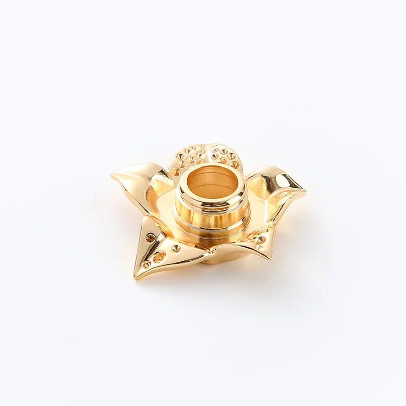 Luxury Manufacturer Metal Perfumed Zamac Flower Perfume Bottle Caps Zinc Alloy Perfume Lids Covers