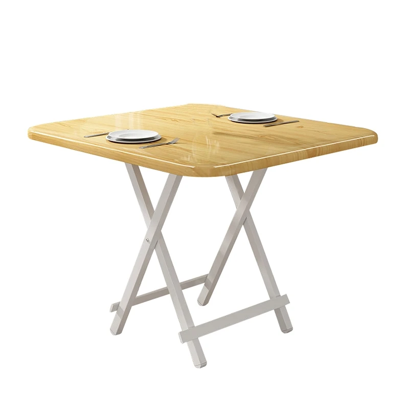 Customized Waterproof Solid Wood Walnut Folding Square Table And Chairs For Home Furniture