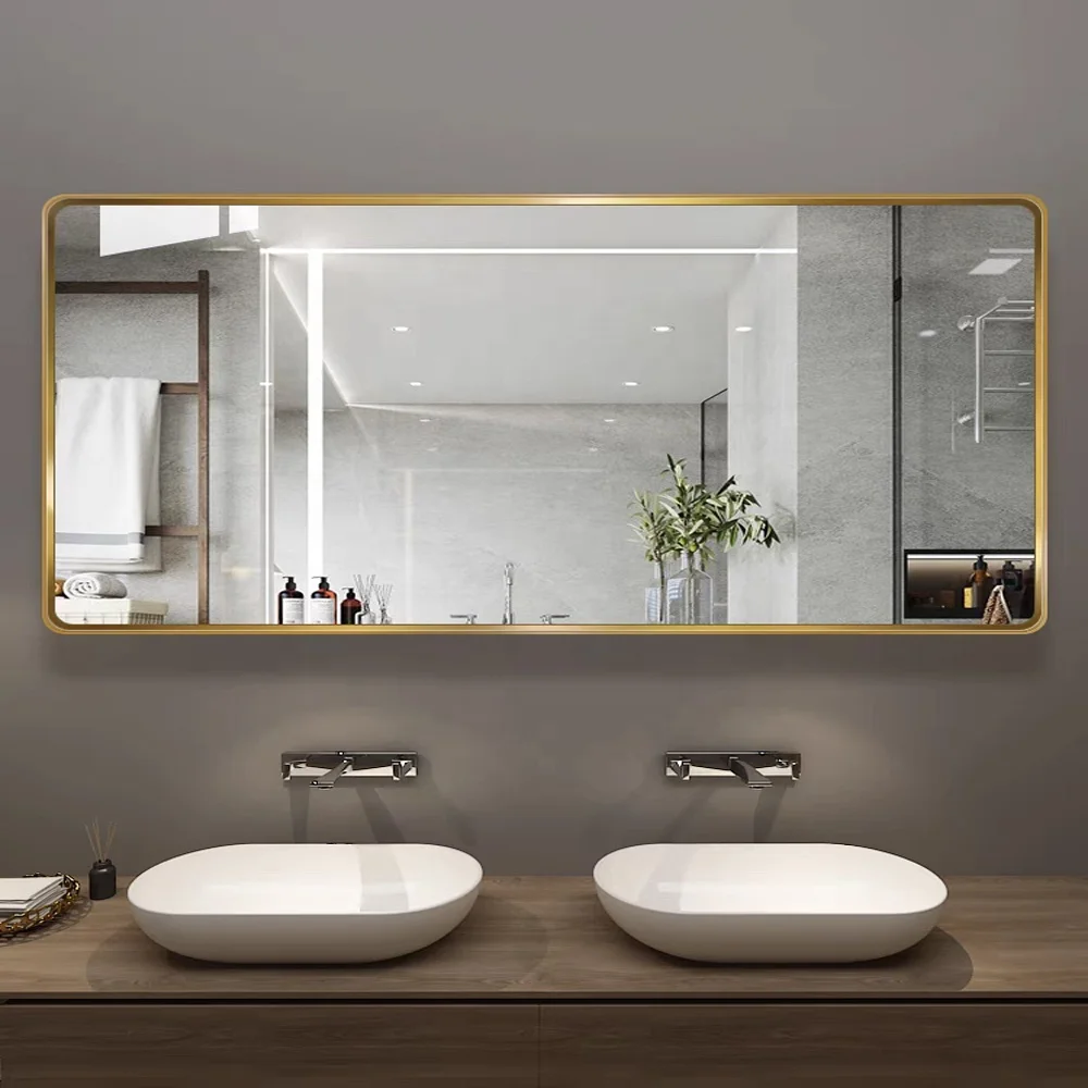 Eco-friendly picture photos frame black painting canvas aluminum profile recyclable square round aluminum glasses mirror frame