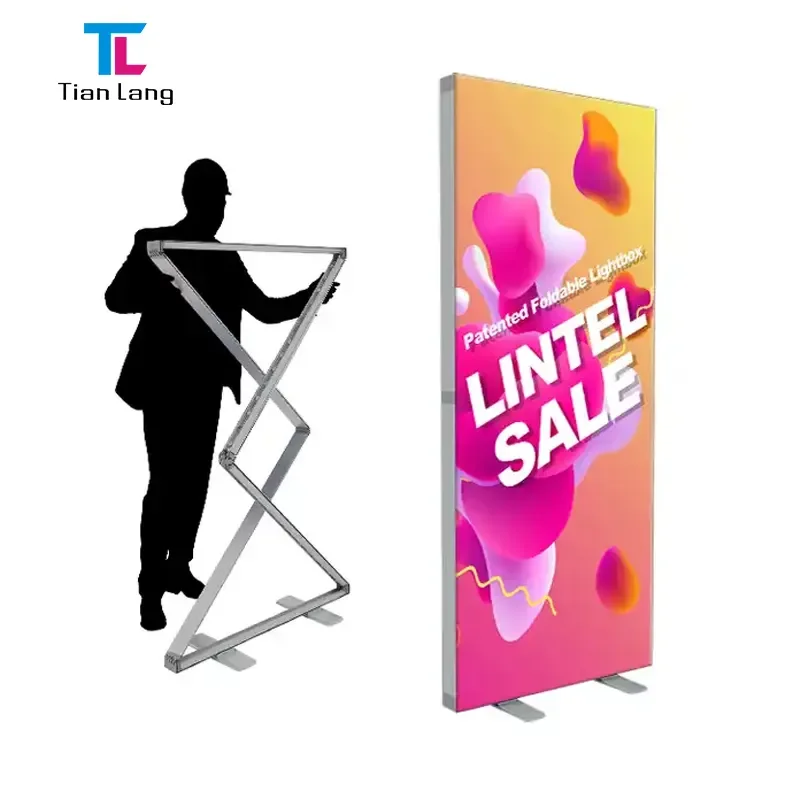 Tianlang light box10s сборочный портативный Бескаркасный двухсторонний СВЕТОДИОДНЫЙ лайтбокс с алюминиевой рамкой