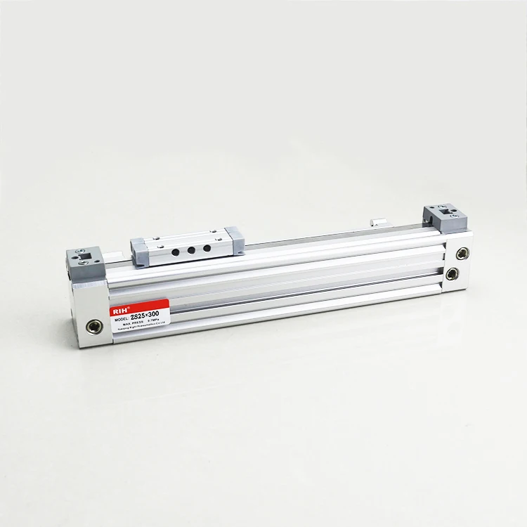 Pneumatic Air Rodless Cylinder Long Stroke Large Aluminium Mechanically Jointed Large 400mm 1000mm 2000mm 5000mm Piston Cylinder