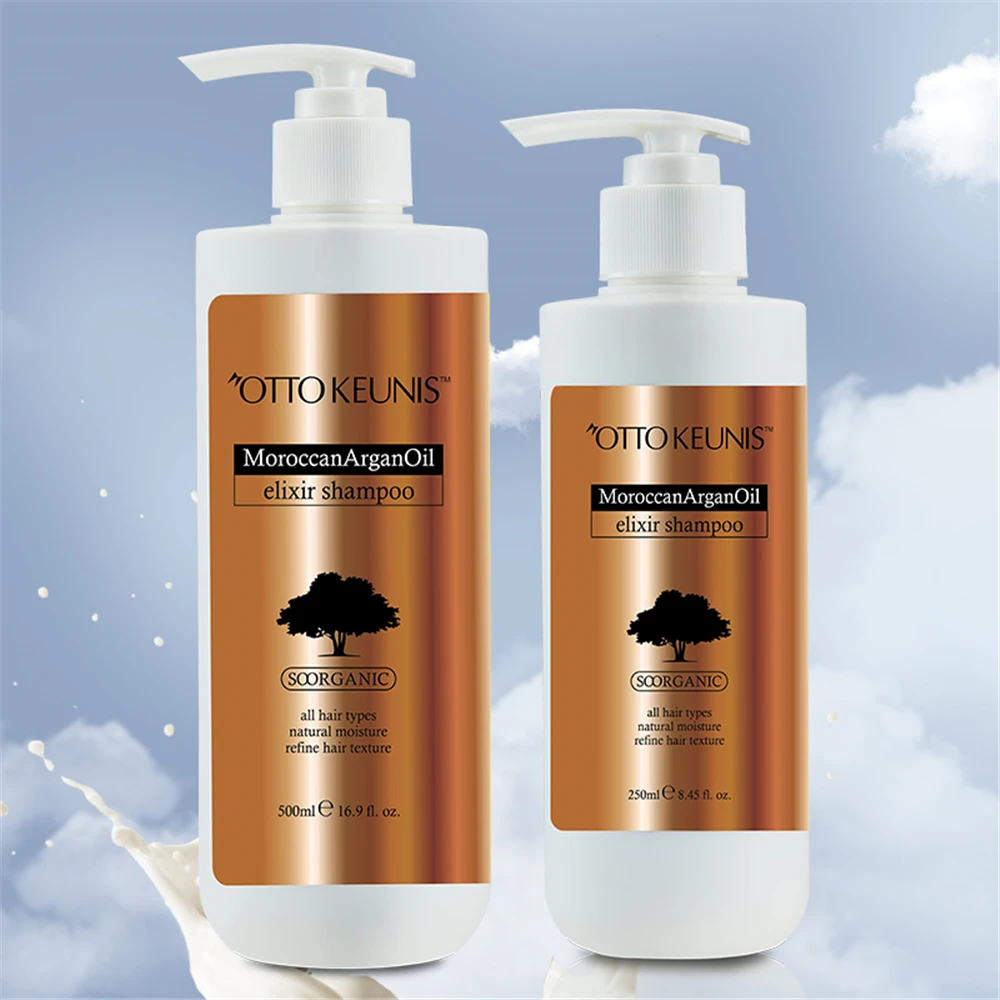 Private Label Gold Natural Argan Oil Buy Bulk Shampoo for Human Wig Hair