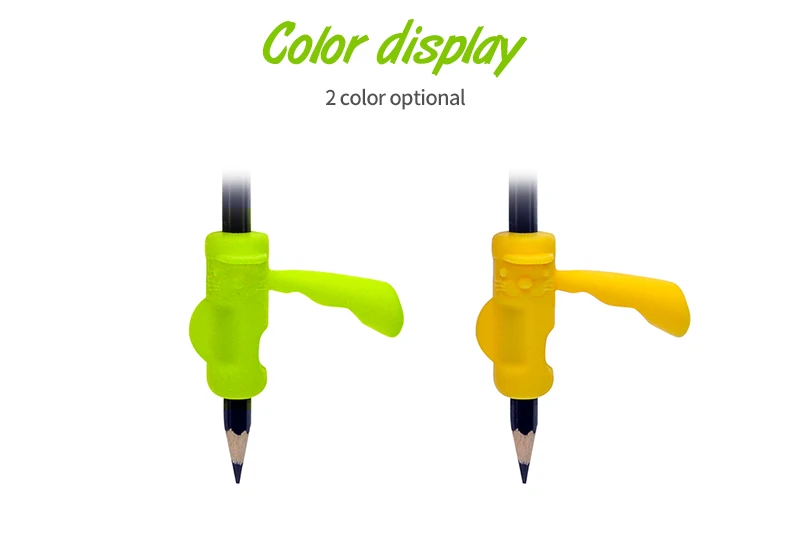 Comfortable Rubber Pencil Grip Soft Touch Children Silicone Pencil Grips For Kids Handwriting