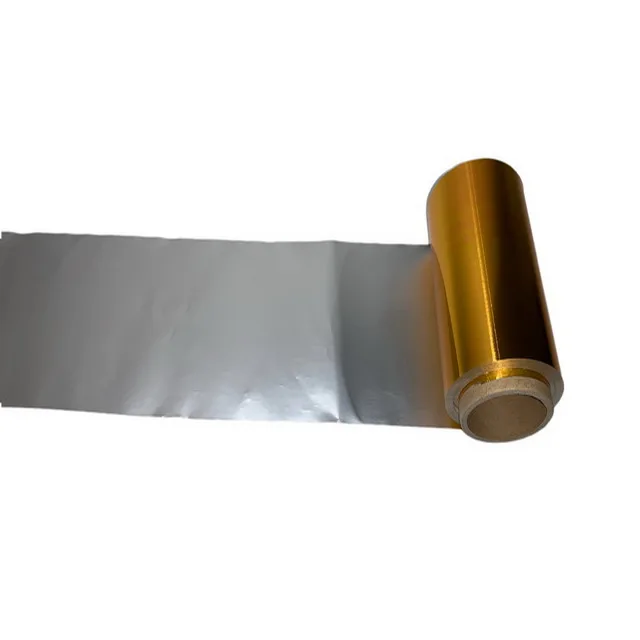 
hair dressing coloring aluminum embossed colored foil for hair salon 