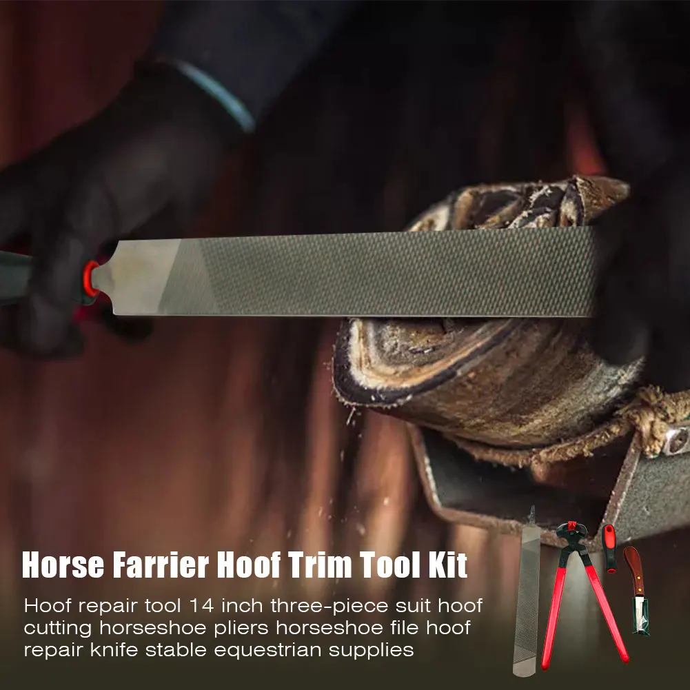  Набор инструментов для отделки копыт Horse Farrier профессиональный набор с металлическими ножницами и копытными резаками ручной