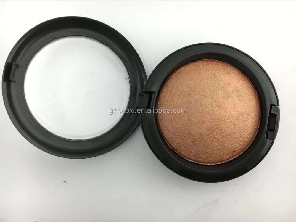 Private label radiant highlight pitgment finish baked bronzing Powder bronzer vendor customized