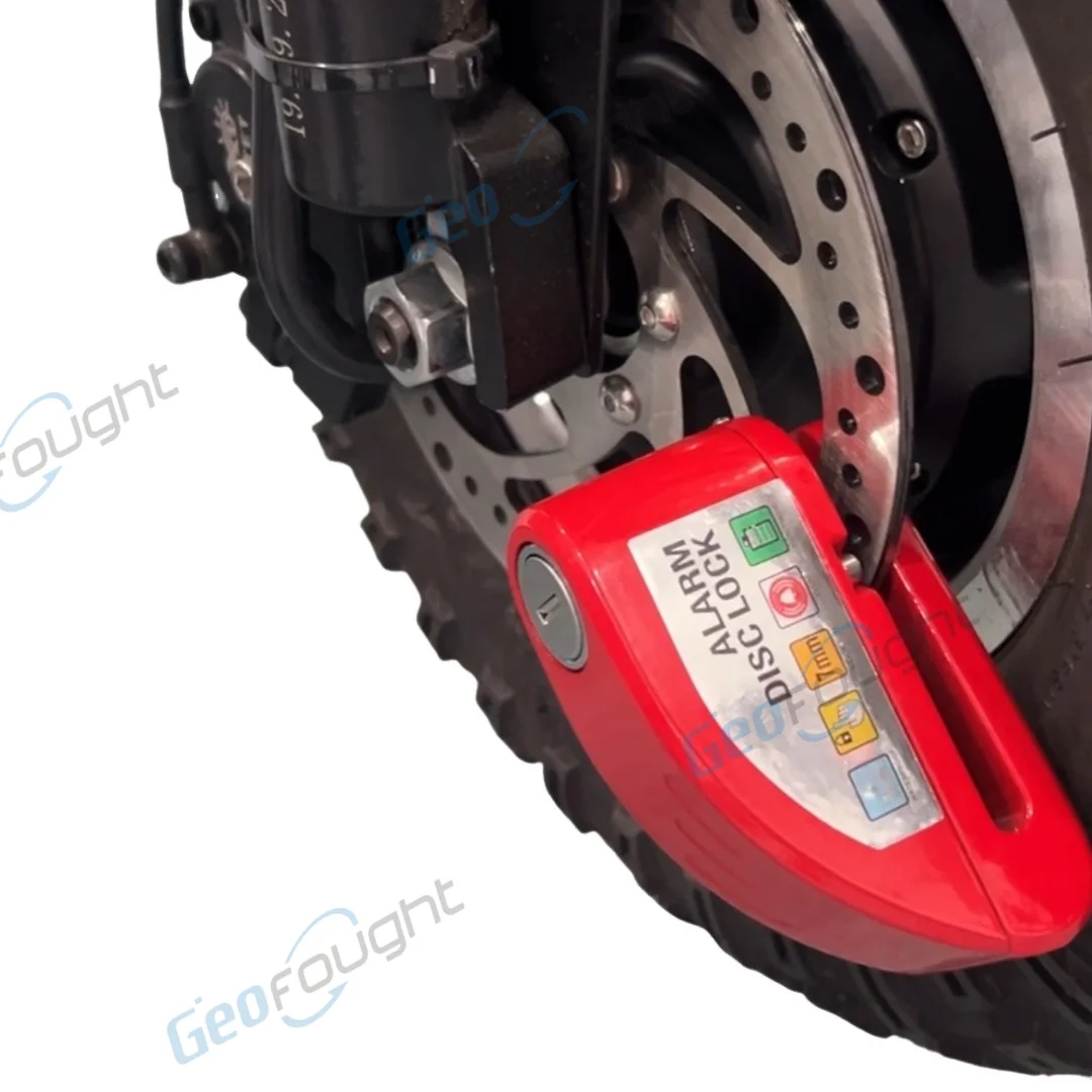 Электрический скутер мотоцикл Ebike Запчасти Аксессуары Противоугонная сигнализация дисковая Блокировка громкий сигнал тревоги
