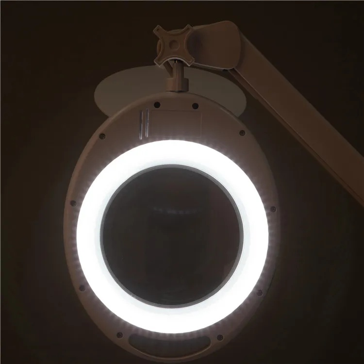 Professional made AC 110V/220V magnifying lamp crafts white LED high efficiency magnifying lamp