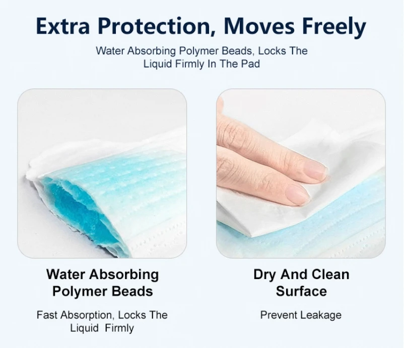 Factory hot sell mint chip day use disposable sanitary pads for women daytime super absorbent lady pads manufacturer in china