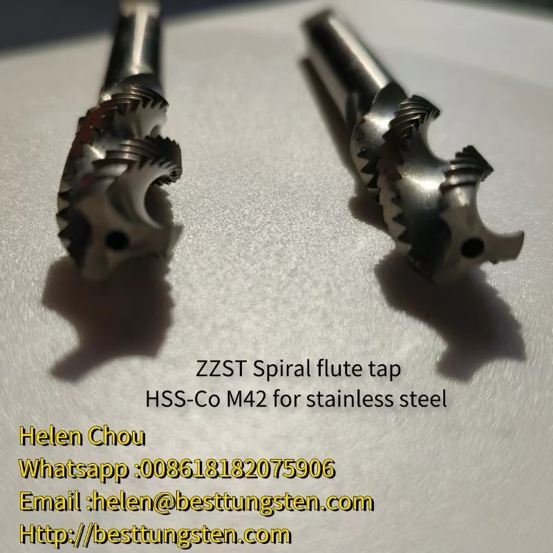 Machine thread taps HSS High Speed Steel Tungsten steel tap Thread Tool Cobalt-containing Screw Tap Spiral screw Tap and die