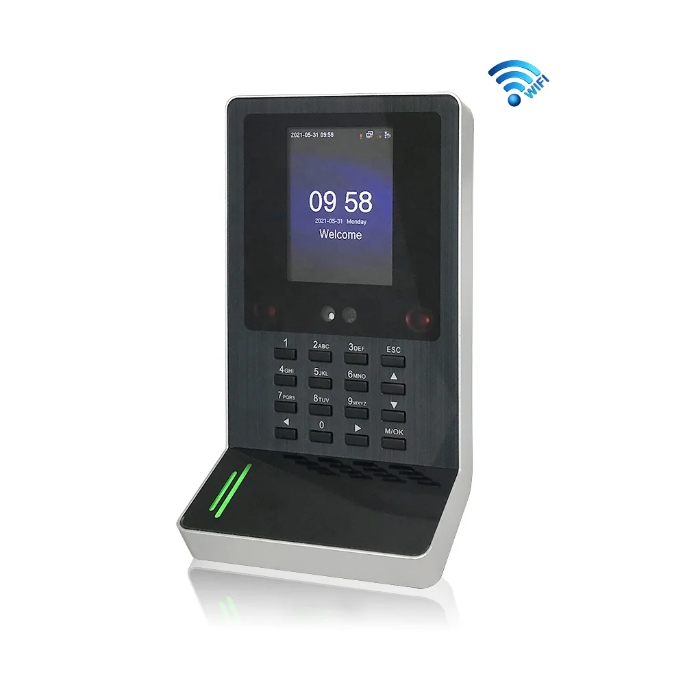 Face Biometric Time Attendance System and RFID Card Reader Access Control Terminal with WiFi Function