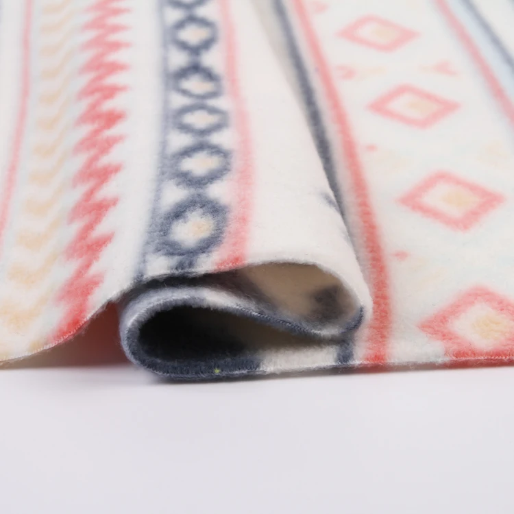 custom prints micro fleece 100 polyester cartoon knit printed polar fleece fabric