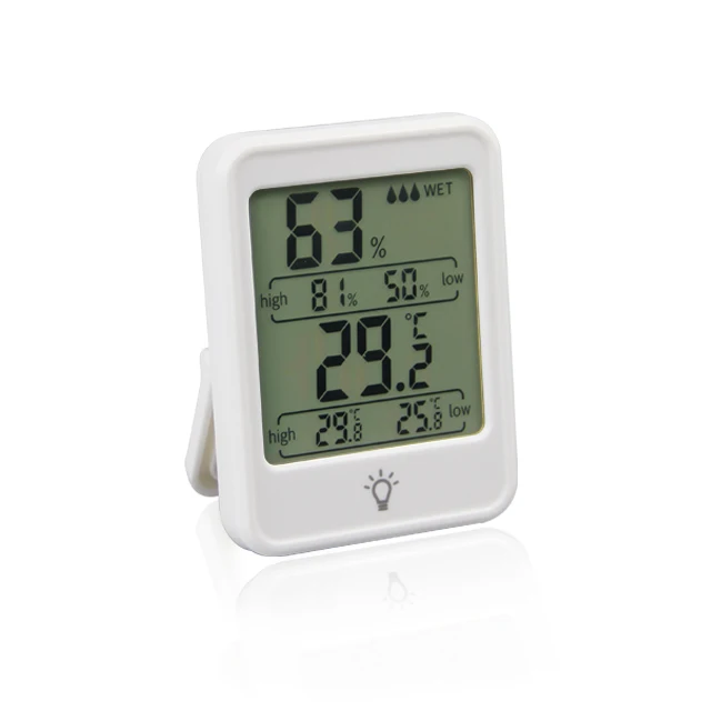 Mini LCD Indoor Electronic Humidity Meter Weather Station Temperature Sensor Gauge Home Digital Thermometer Hygrometer