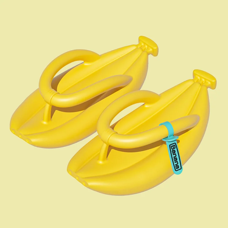 Fashion Banana Design Outdoor women Slippers Outdoor Stylish Beach slipper for woman