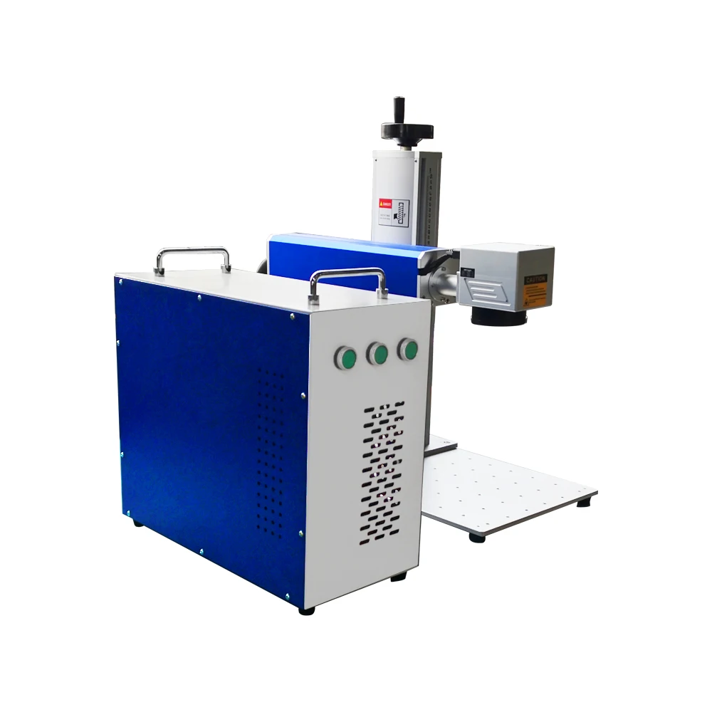 2 years warranty JPT RAYCUS IPG 20W 30W 50W Color Mini portable Fiber Laser Marking Machine for jewelry metal ring