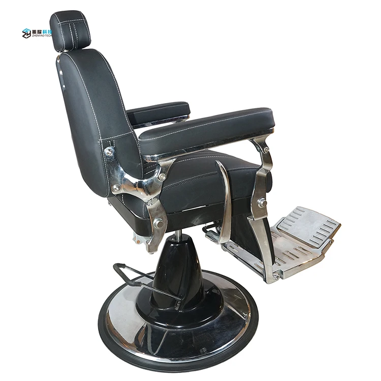 Foshan salon furniture leisure barbershop chairs classic heavy duty portable barber chairs