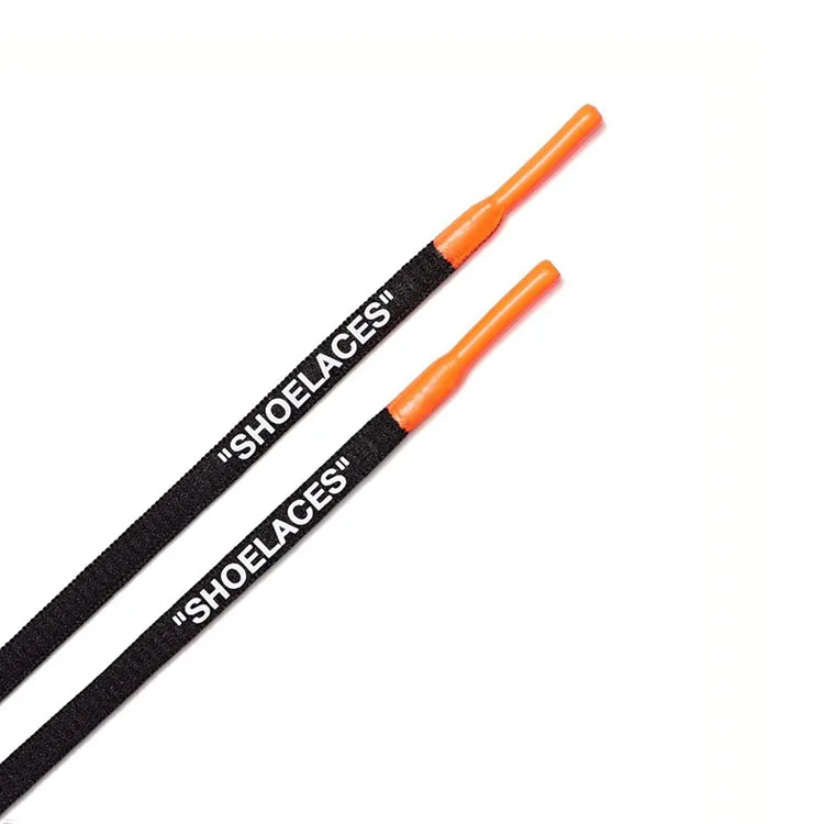 Оптовая продажа разноцветные шнурки логотип силиконовый наконечник обуви кружева для кроссовки