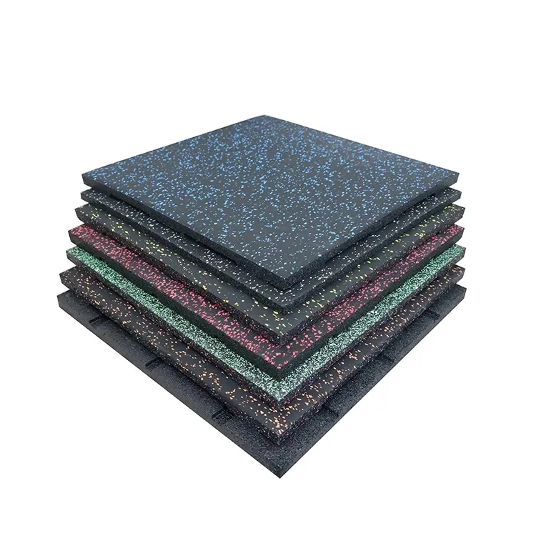 Wear and skid resistance playground rubber mat Shock absorption and pressure resistance fire resistant rubber mat