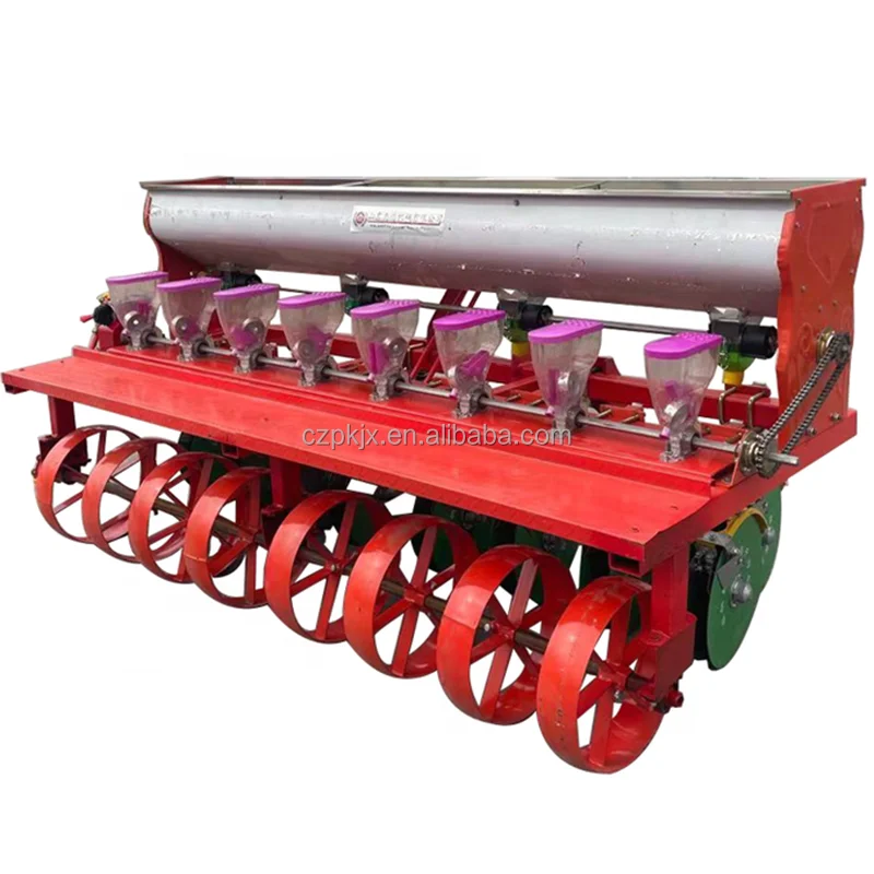 Vegetable precision seeder with tractors Hot sale farm machinery 10 rows vegetable planter