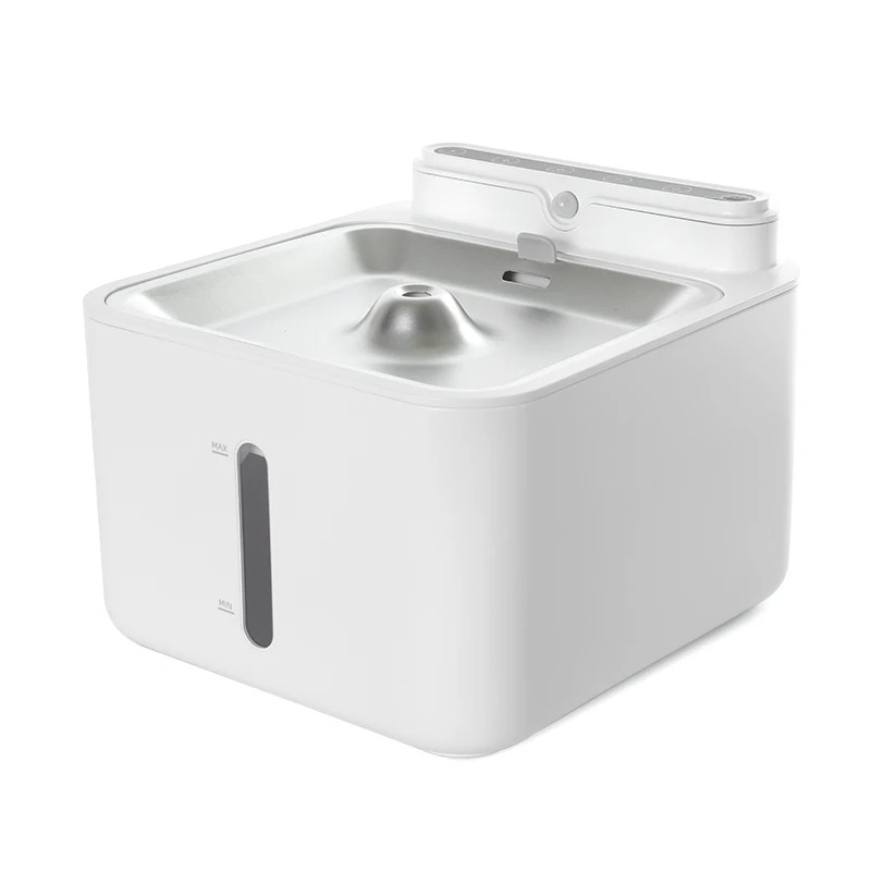 Wireless Pet Water Fountain 3L Large Capacity Water Tank