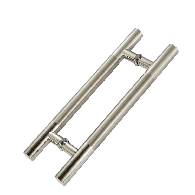 Hot Sale Modern H Type Stainless Steel 304 Pull Handle OEM Door Handle for Glass or Commercial Gate for Hotels and Windows