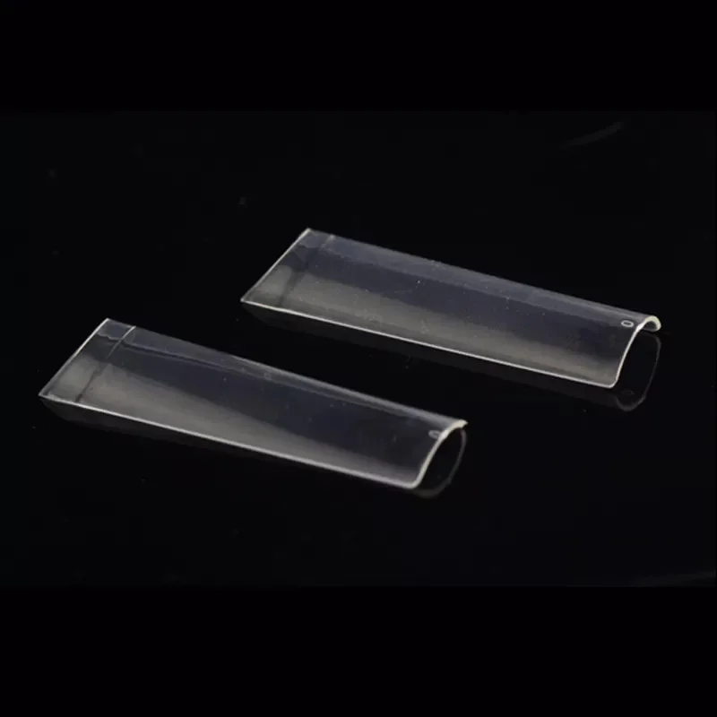 xxl tapered square straight half cover nail tips 500pcs flat no c curve tips for acrylic nails soft gel nail extension tips