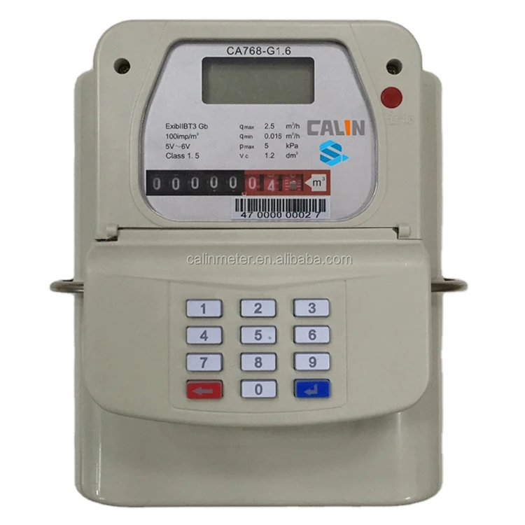 High Quality Hot Selling Original Design Sts Standard Keypad Pay As You Go Prepaid Aluminum Body Gas Meter