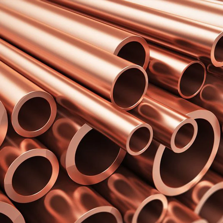 Top Copper Pipe Straight ASTM C10100 C10200 Seamless Copper Tube / Copper Pipe