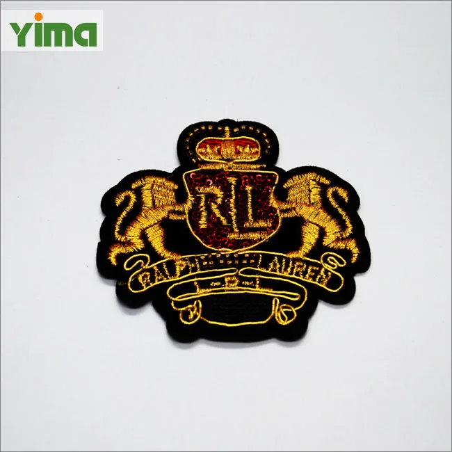 Handmade Custom Zardozi Embroidery Badges Patches 3D Fashion Clothing Brand Decorations with Beads Sewing Fashion Accessory