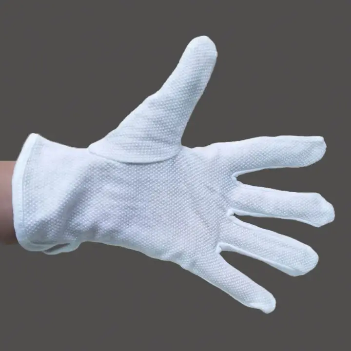 10 Gauges  Natural White Work Cotton Gloves Manufacturer