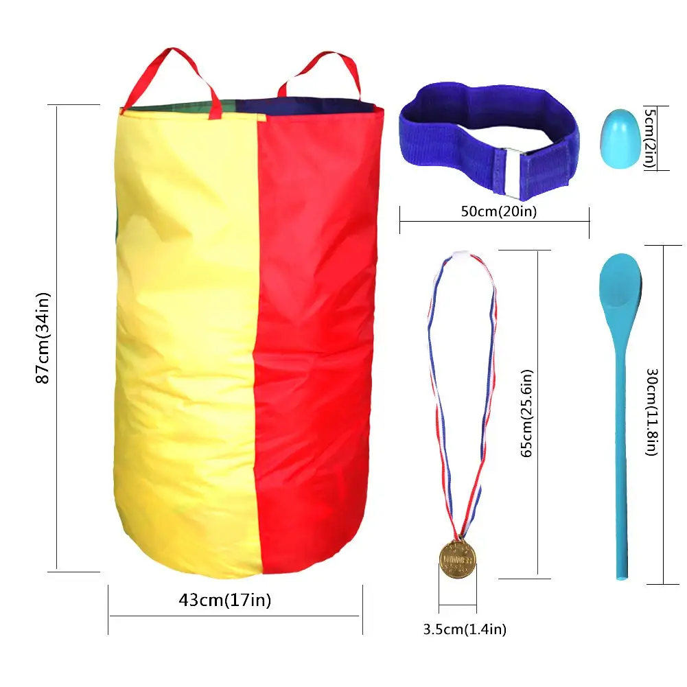 Sensory Autism Stress Relief Training Equipment Kinggarden Fitness Exercise Early Education Potato Sack Race Bags For Kids