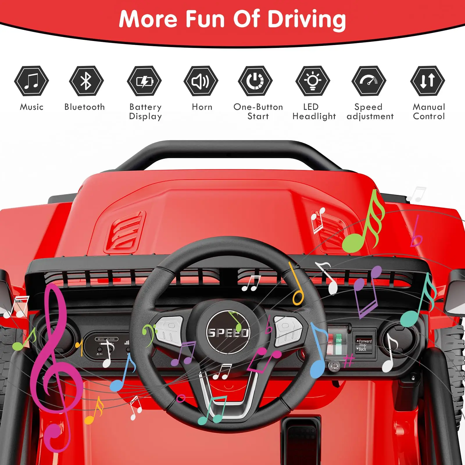 Factory New Design Kids Ride-On Car Plastic 12V Battery Operated Electric Car with Remote Control and MP3 electric ride on car