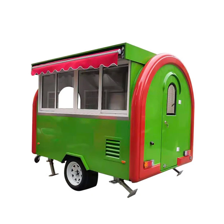 New Listing High Quality Multifunctional FRP One-Year Warranty Mobile Catering Trailer Food Truck for All Kinds of Food Catering