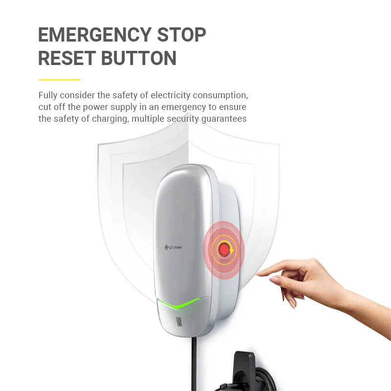 Workersbee 32A  AC Home EV Charging Station 7KW Electric Wallbox EV Car Charger